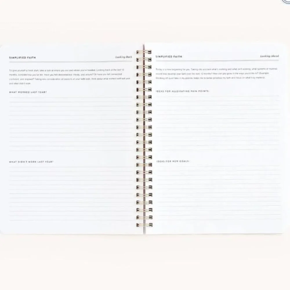 Simplified by Emily Ley Bees in Bloom Planner Pouch and Faith Workbook NWT